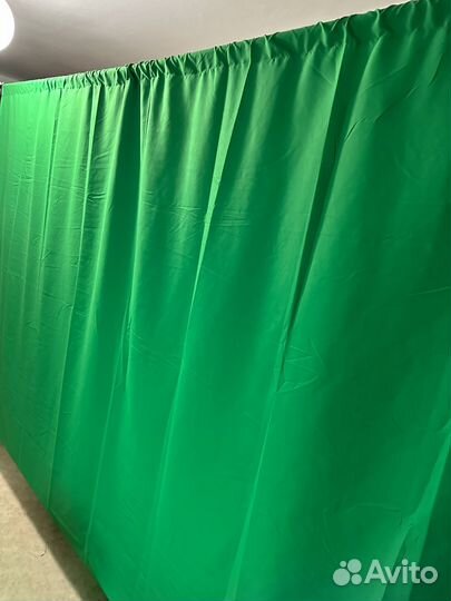 Фон хромакей зеленый 3*2 метра