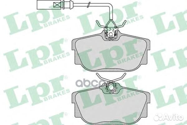 Колодки тормозные volkswagen T4 96/sharan 00