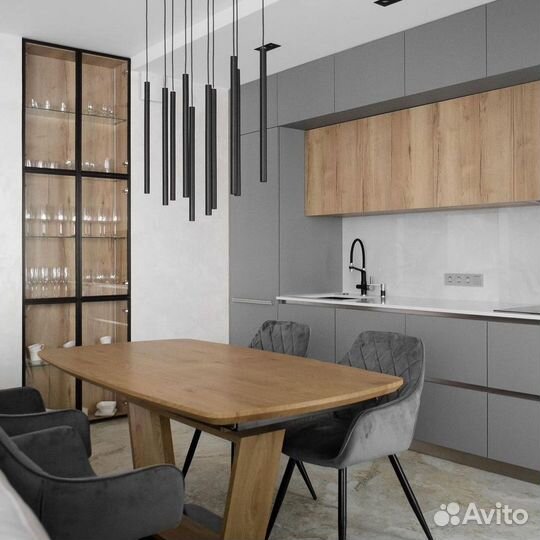 Кухня угловая с барной стойкой на заказ