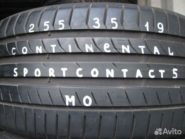 Continental ContiSportContact 5 255/35 R19