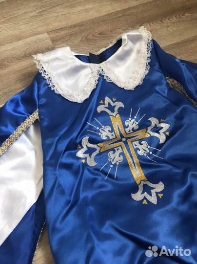 Новогодний костюм для мальчика мушкетер