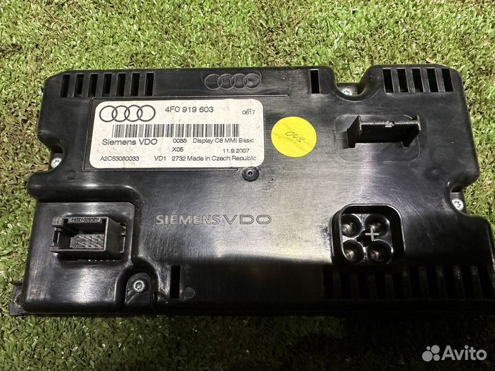Монитор, экран, дисплей audi A6 C6 4F0 919 603