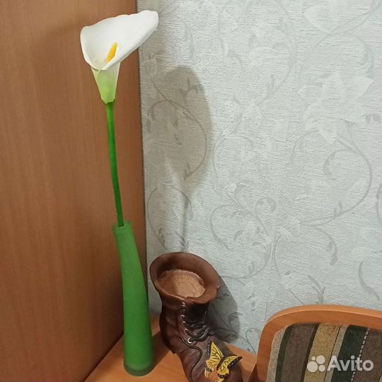 Ваза цветное стекло