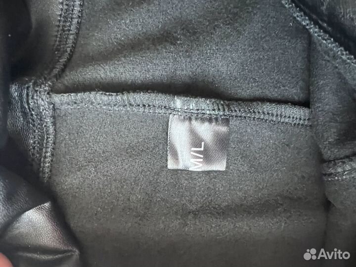 Лосины кожаные женские