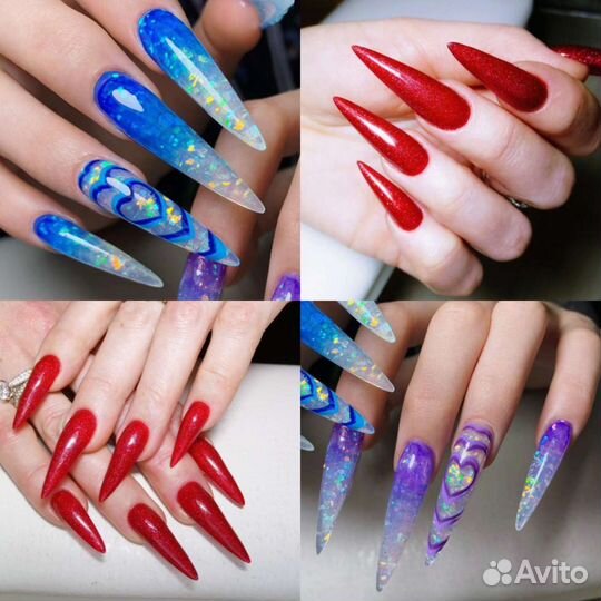 Наращивание, коррекция ногтей, маникюр