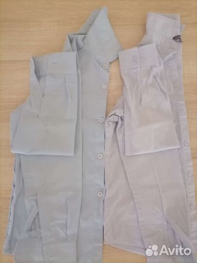 Рубашка школьная для мальчика 140