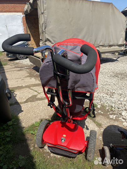 Коляска и велосипед