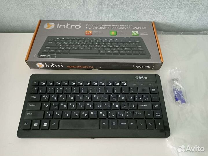 Клавиатура беспроводная intro Новая
