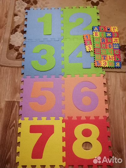 Развивающий коврик пазл