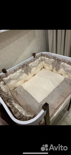Комплект в детскую кроватку (бортики, одеяло, прос