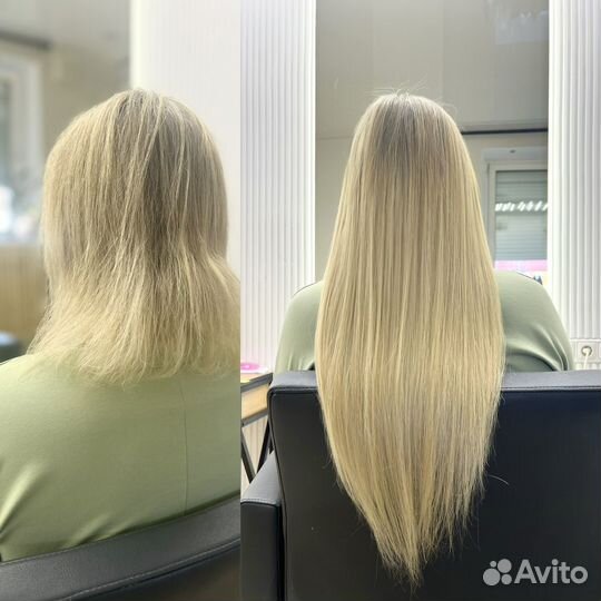 Наращивание волос,ботокс,кератин