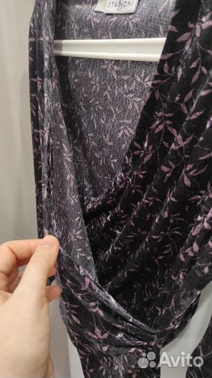 Бархатная кофта Stagioni, 46-48 размер