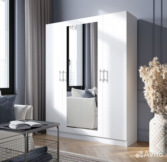 Шкаф Леси 1,6м с зеркалами