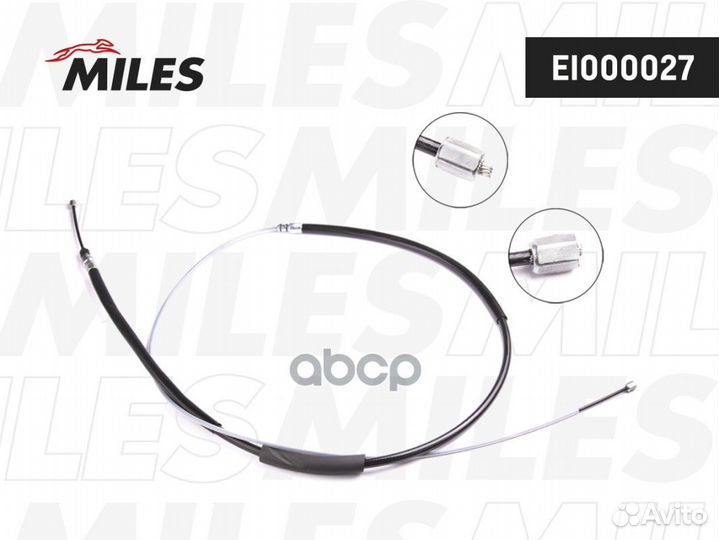 Трос ручного тормоза renault megane II/scenic I