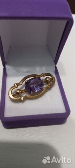 Золотая брошь СССР 583