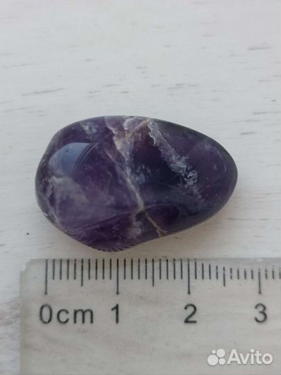 Аметист галтовка