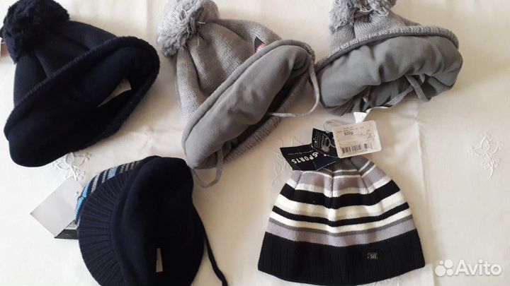 Новые шапки шарфы варежки перчатки MaxiMo и др