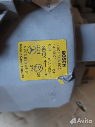 Фара правая оригинальная Mercedes W203 C-klasse