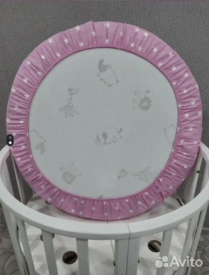 Матрас детский круглый 75