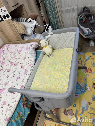 Приставная люлька chicco