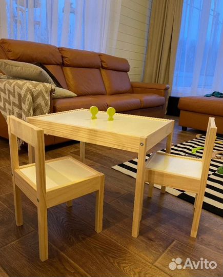 Детский стол и стул IKEA