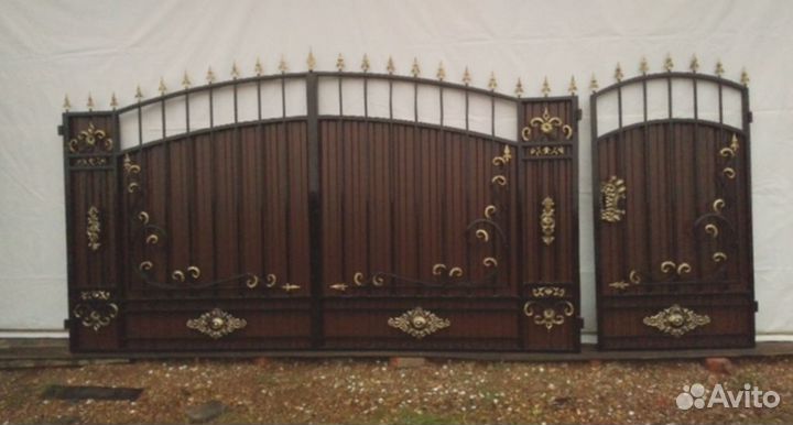 Ворота кованые