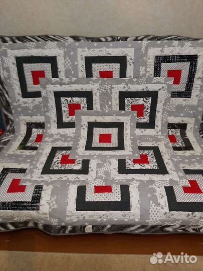 Одеяло-покрывало лоскутное