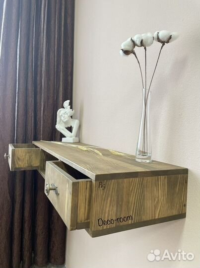 Дизайнерская парящая консоль. Ручная работа