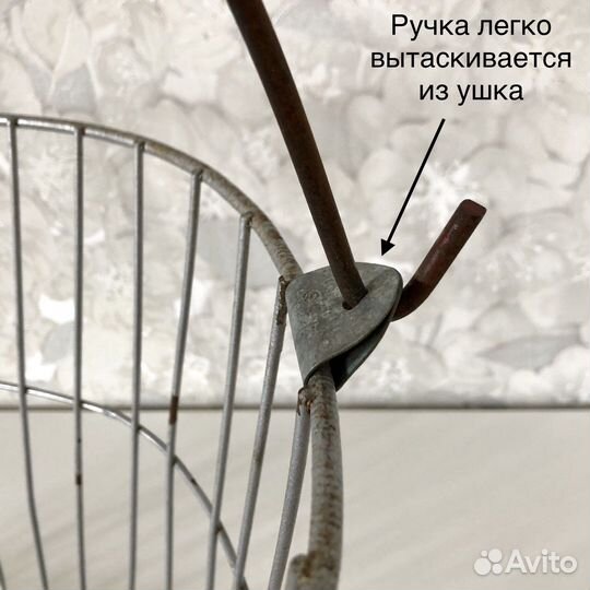 Корзина для сада плетеная