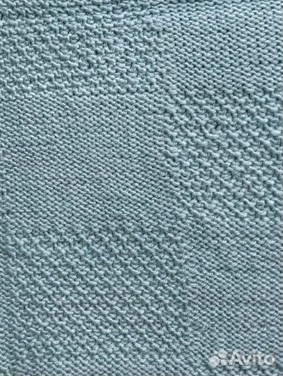 Плед детский вязаный ручная работа 70 90 Тиффани