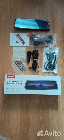 Автомобильное зеркало радар с записью на 2 камеры