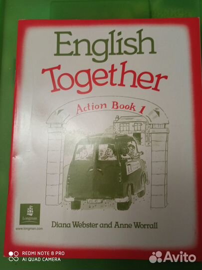 Новые, рабочая тетрадь по английскому и учебник