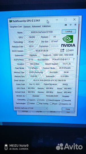 Видеокарта ge force 1gb