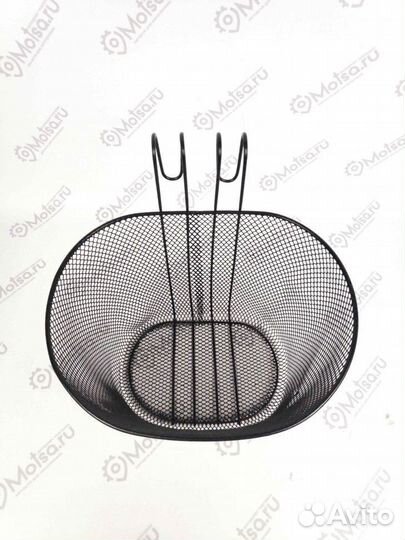 Корзина передняя на руль (навесная с крюками)