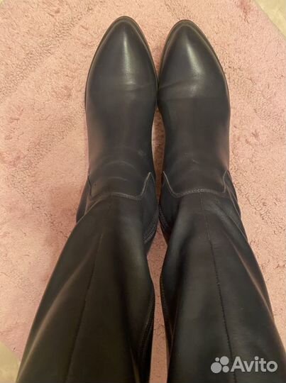 Сапоги натуральная кожа 39