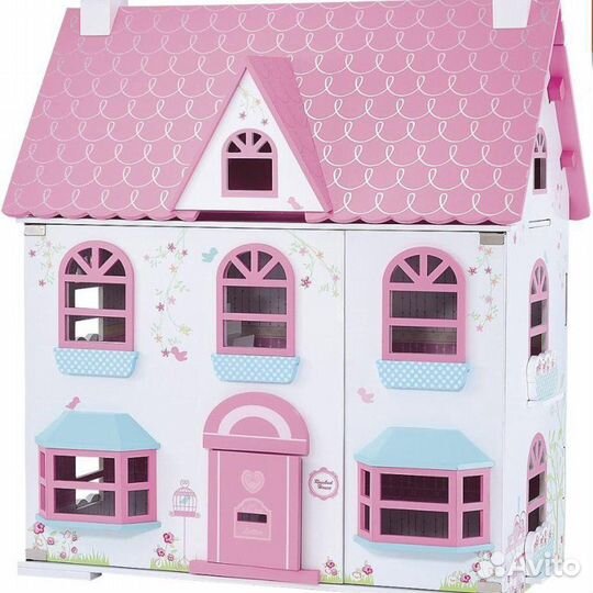 Большой кукольный домик деревянный