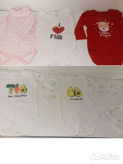 Вещи пакетом на девочку 62-68