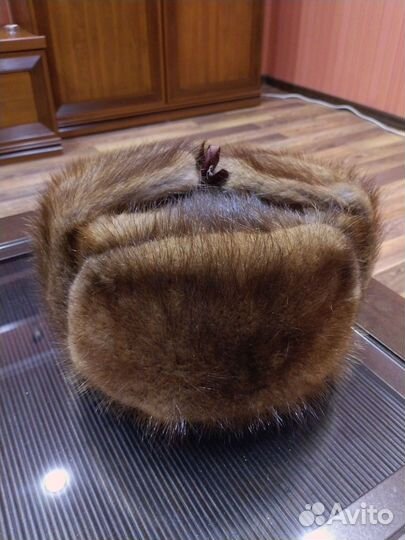 Шапка ушанка мужская