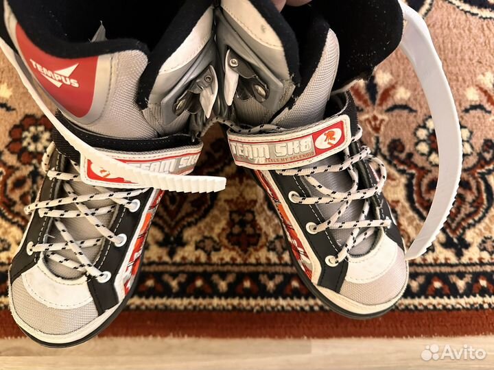 Коньки ролики 2 в 1, размер 33 36