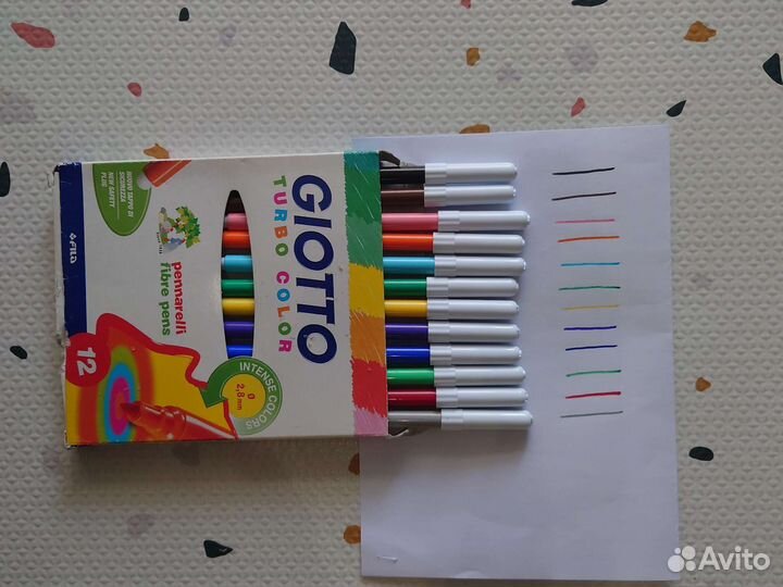 Цветные фломастеры