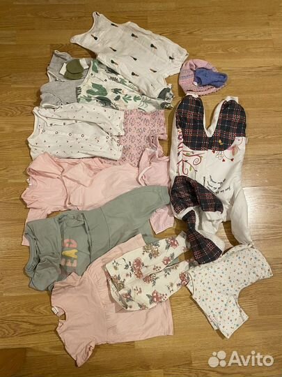 Вещи за все размер 62-68 H&M, mothercare