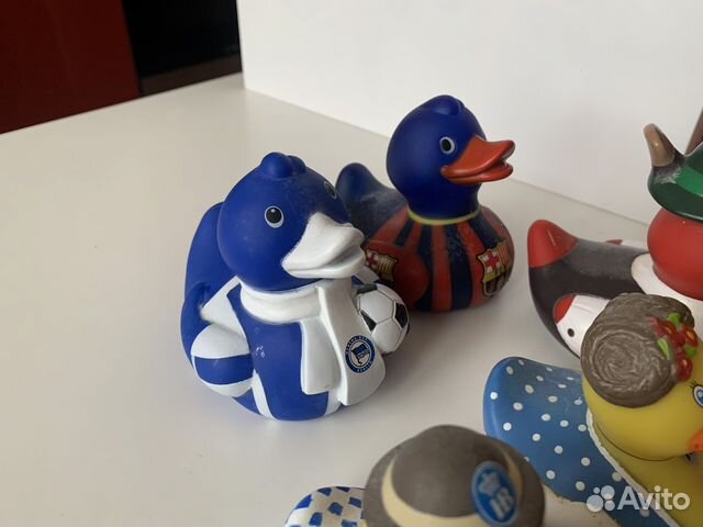 Уточки коллекционные футбольные команды