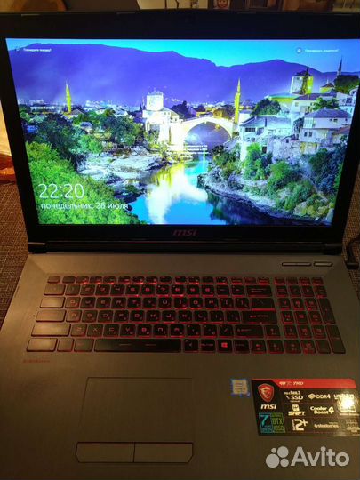 Игровой ноутбук msi