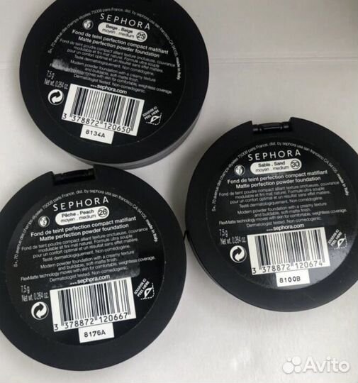 Sephora пудра оригинал