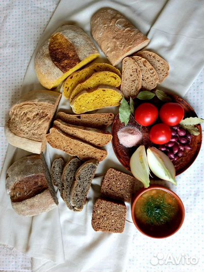 Хлеб на закваске. Сдоба. Бублики. Торт