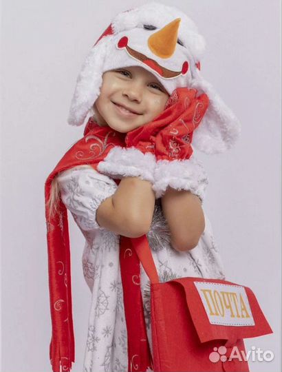 Костюм снеговика 116