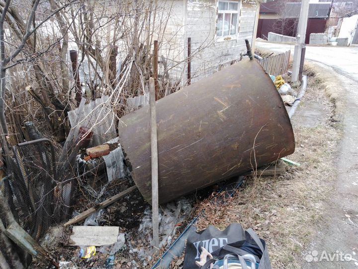 Бочька металлическая для воды, состояние идеальное