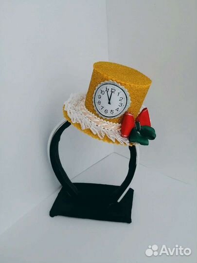 Ободок часики, минутка, костюм часики, часики