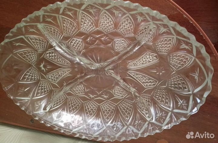 Ваза под салаты, с 4 отсеками