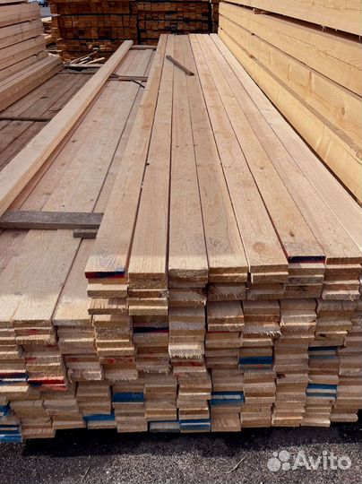 Доска обрезная 40х200х6000мм от производителя